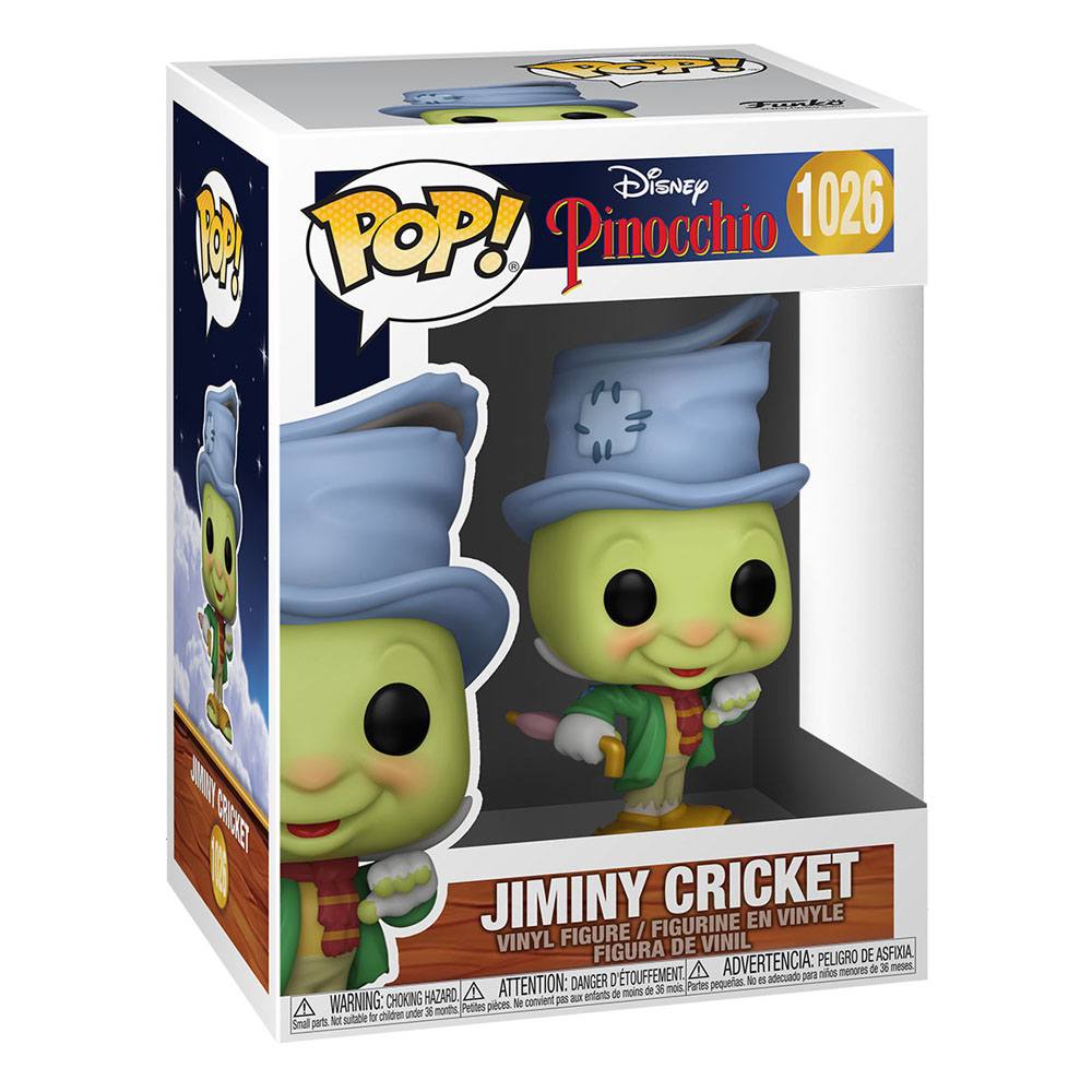 Pinocchio 80-årsjubileum POP! Disney Vinyl Figur Jiminy 9 cm Funko