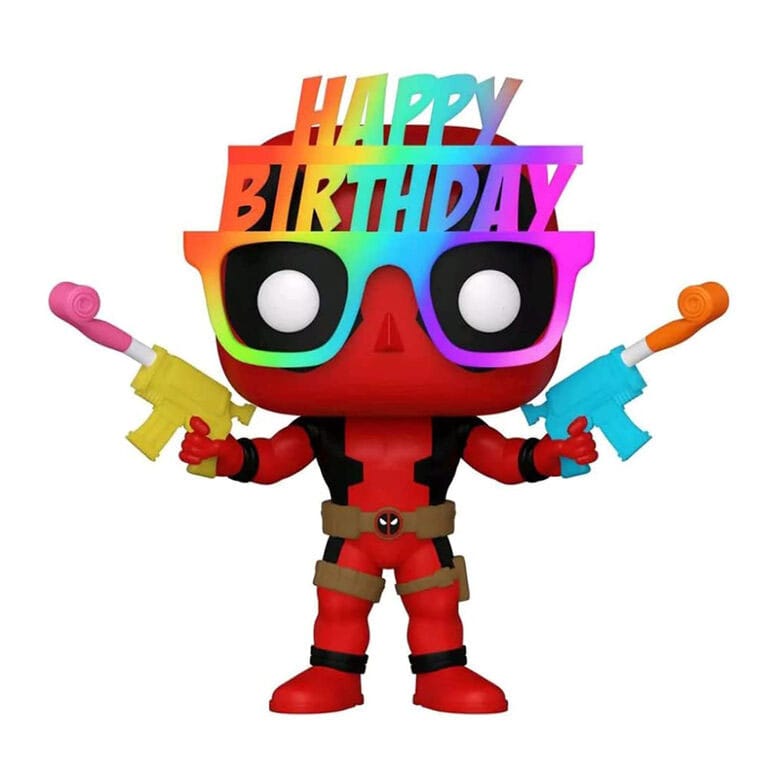 Deadpool POP! Marvel Vinyl Figur 30-års Jubileum med Glasögon - 9 cm Funko