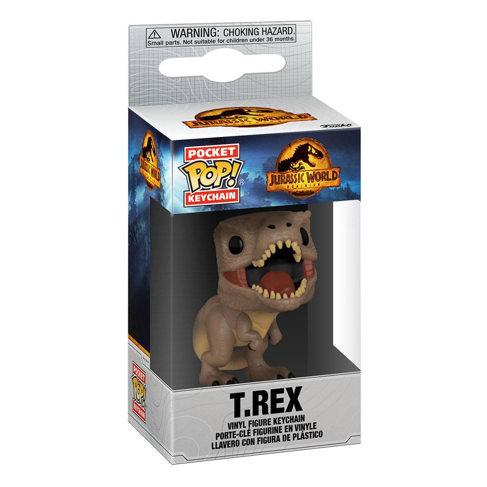 Jurassic World 3 POP! Vinyl Nyckelringar 4 cm T-Rex Display (12) Funko