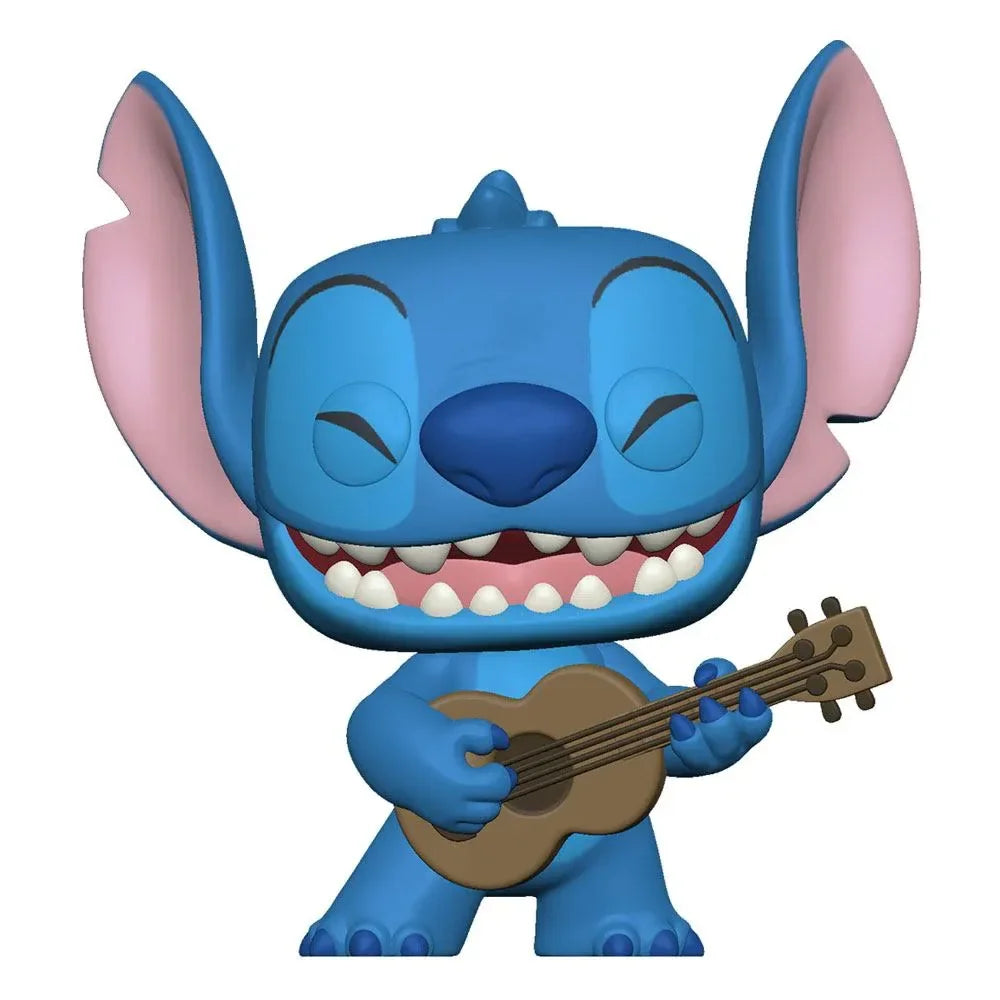 Lilo & Stitch POP! Vinylfigur Stitch med Ukulele - 9 cm Funko