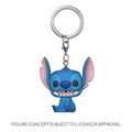 Lilo & Stitch Pocket POP Vinyl Nyckelringar 4 cm Stitch Display (12) Funko