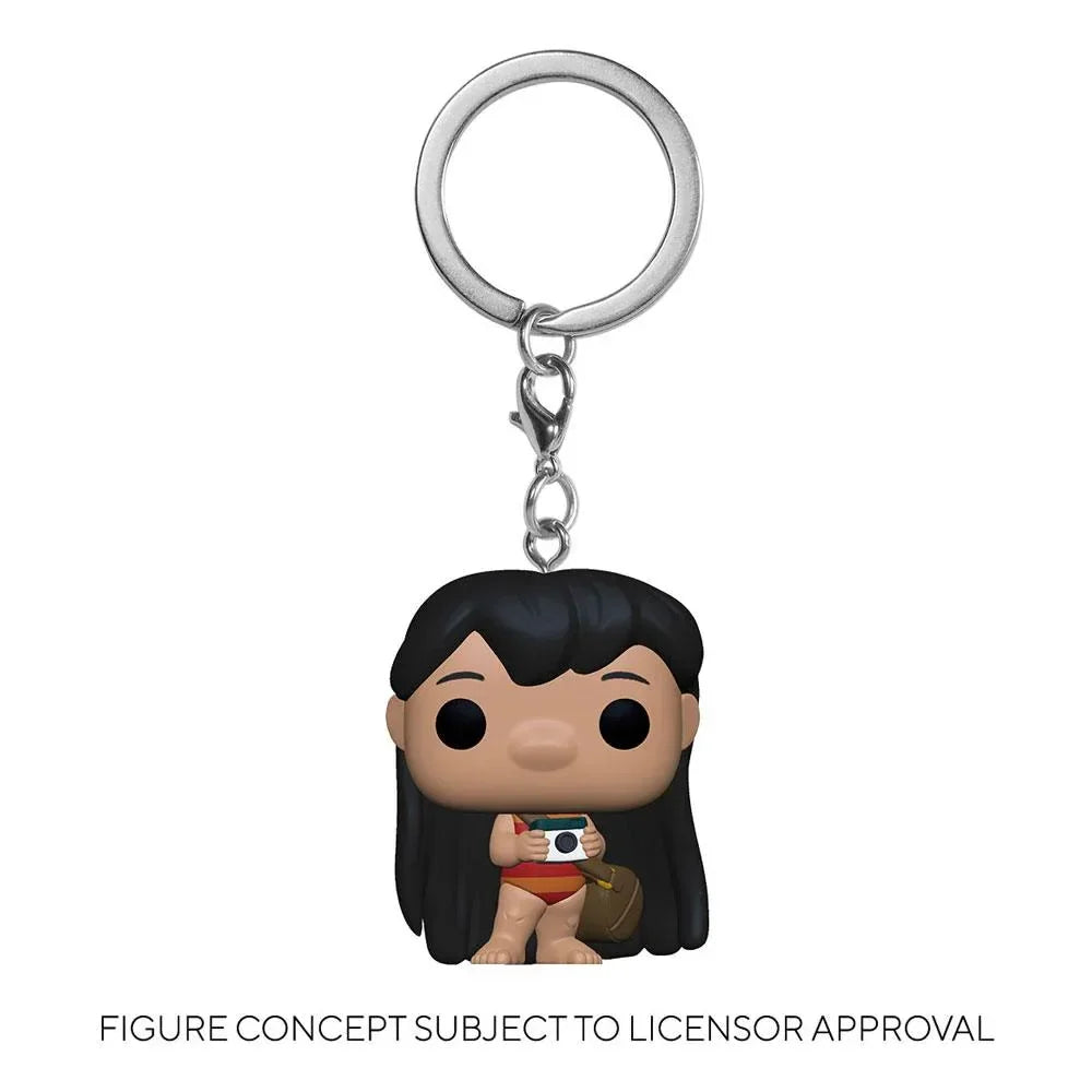 Lilo & Stitch Pocket POP! Vinyl Keychains 4 cm Lilo with Camera