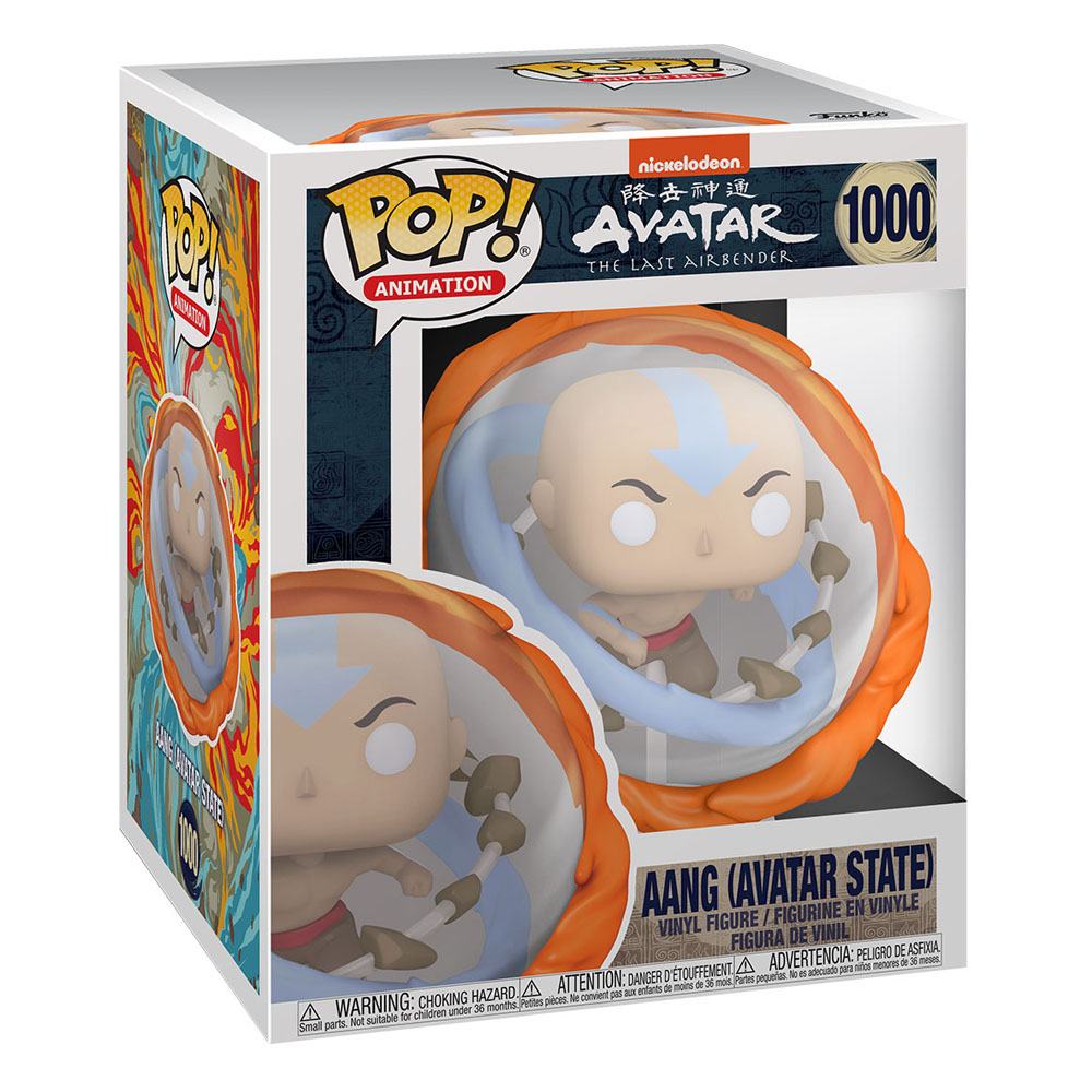 Avatar The Last Airbender Oversized POP! Figur Aang All Elements 15 cm Funko