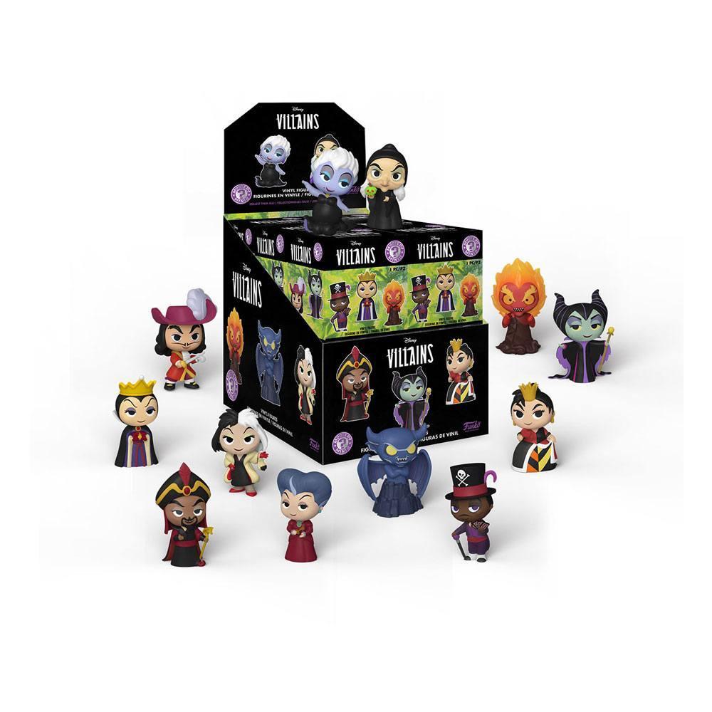 Disney Mystery Mini Figurer 5 cm Display Disney Skurkar (12) Funko