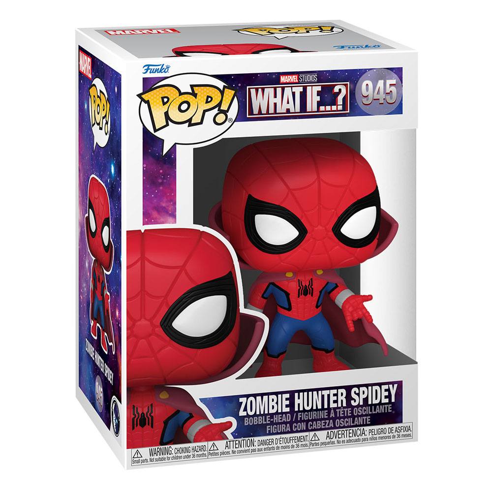 Marvel What If...? POP! TV Figur Zombie Hunter Spidey 9 cm Funko