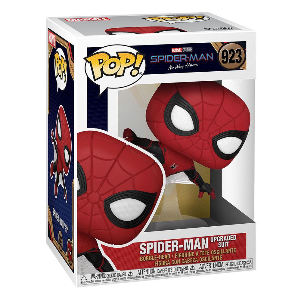 Spider-Man: No Way Home POP! Figur Spider-Man (Upgraded Suit) 9 cm Funko