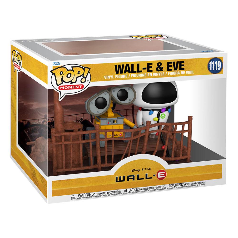 Wall-E POP Moment! Figurer 2-Pack Wall-E & Eve 9 cm