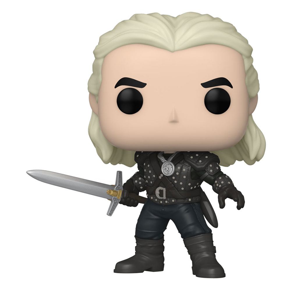 The Witcher POP! TV Vinyl Figur Geralt 9 cm (kartong med 6) Funko