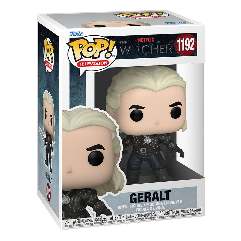 The Witcher POP! TV Vinyl Figur Geralt 9 cm (kartong med 6) Funko