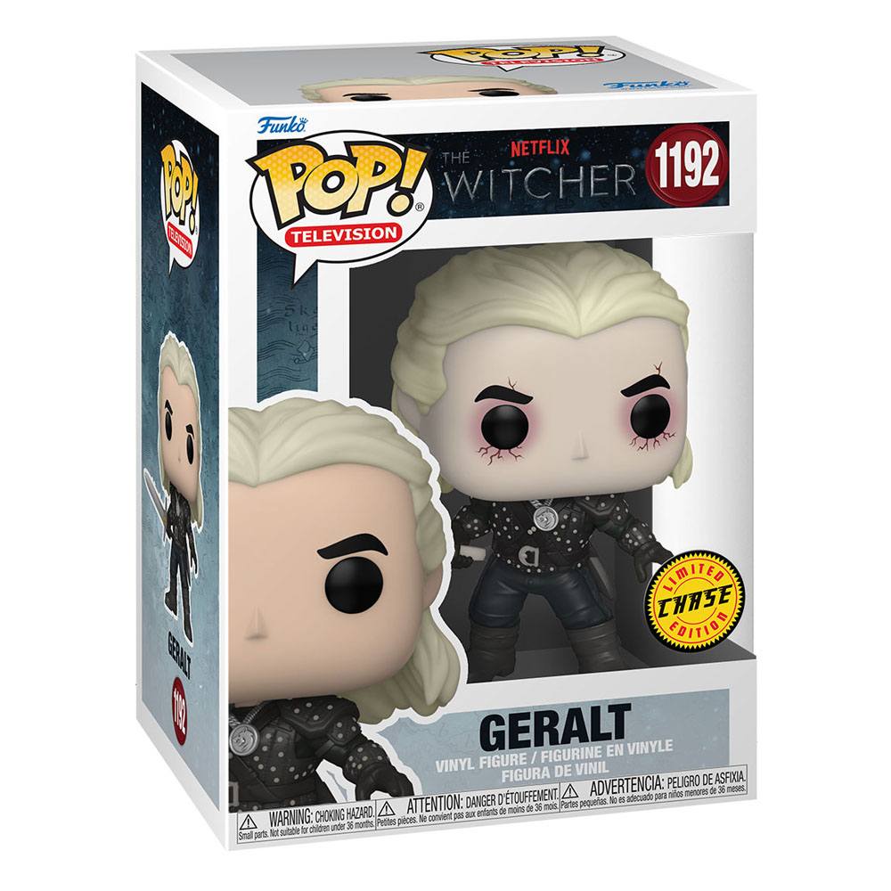The Witcher POP! TV Vinyl Figur Geralt 9 cm (kartong med 6) Funko
