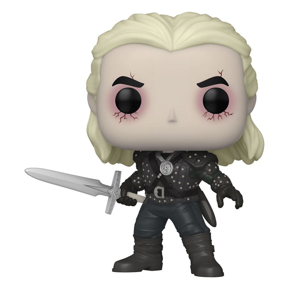 The Witcher POP! TV Vinyl Figur Geralt 9 cm (kartong med 6) Funko