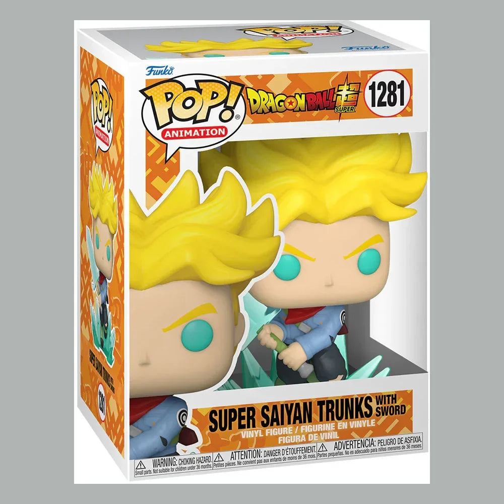 Dragon Ball Super POP! Animation Vinyl Figur SS Trunks med Svärd 9 cm Funko
