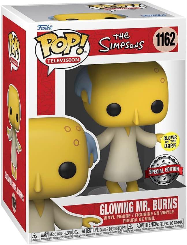 Simpsons Pop! Television Figur Glowing Mr. Burns w/Chase 9 cm Assortment (6) Funko