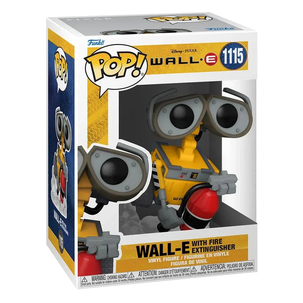 Wall-E POP! Movies Figur Wall-E w/Fire Extinguisher 9 cm Funko