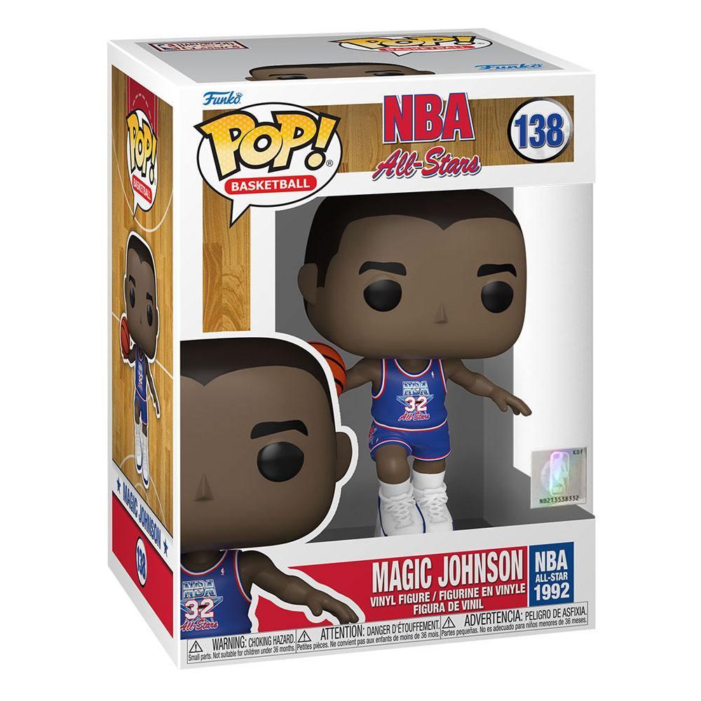NBA Legends POP! Basketball Figur Magic Johnson (Blå All Star Uni 1991) 9 cm Funko