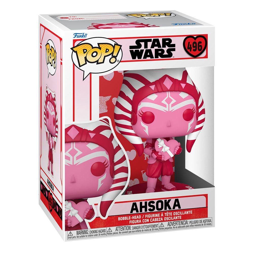 Star Wars Valentines POP! Vinyl Figur Ahsoka 9 cm Funko