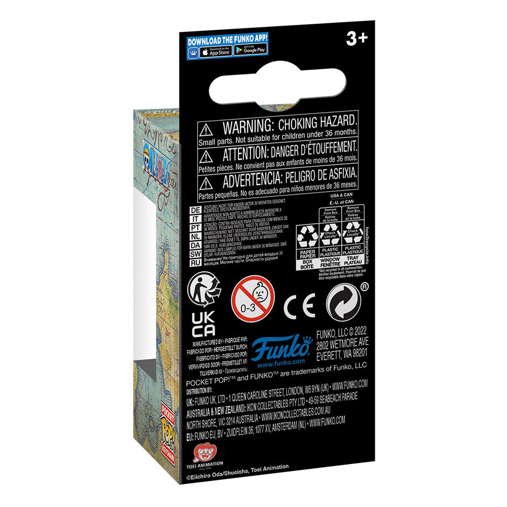 One Piece POP! Vinyl Nyckelringar 4 cm Luffy i Kimono (12-pack) Funko