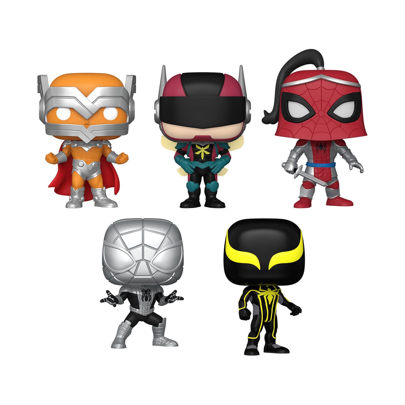 Marvel POP! Vinyl Figur 5-Pack - Året av Spindeln Specialutgåva 9 cm Funko