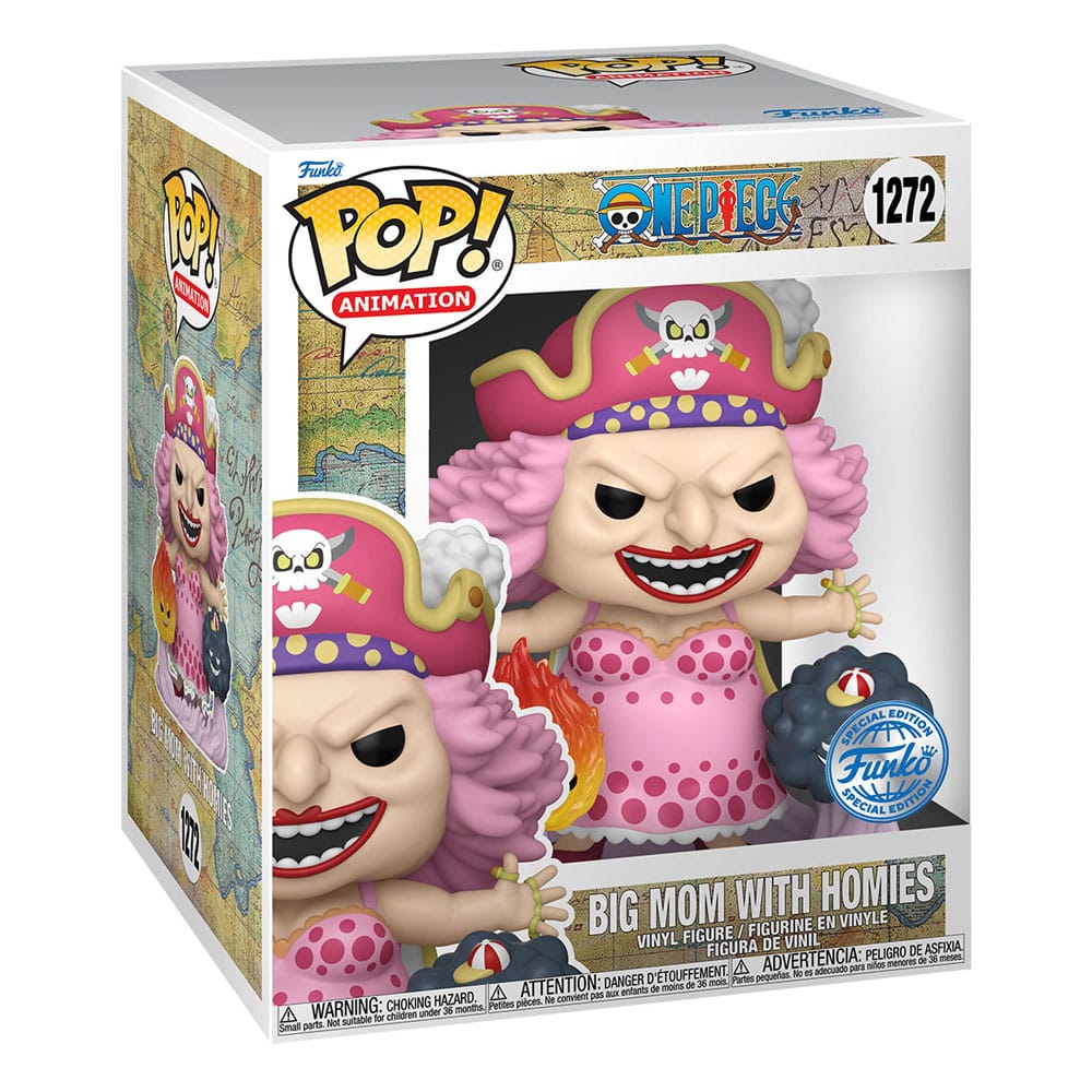 One Piece Super Sized POP! Figur Big Mom med Homies 15 cm Funko
