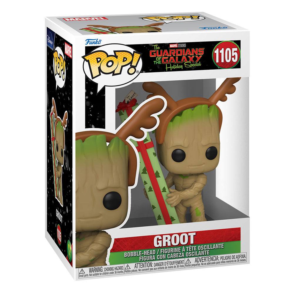 Guardians of the Galaxy Holiday Special POP! Heroes Figur Groot 9 cm Funko