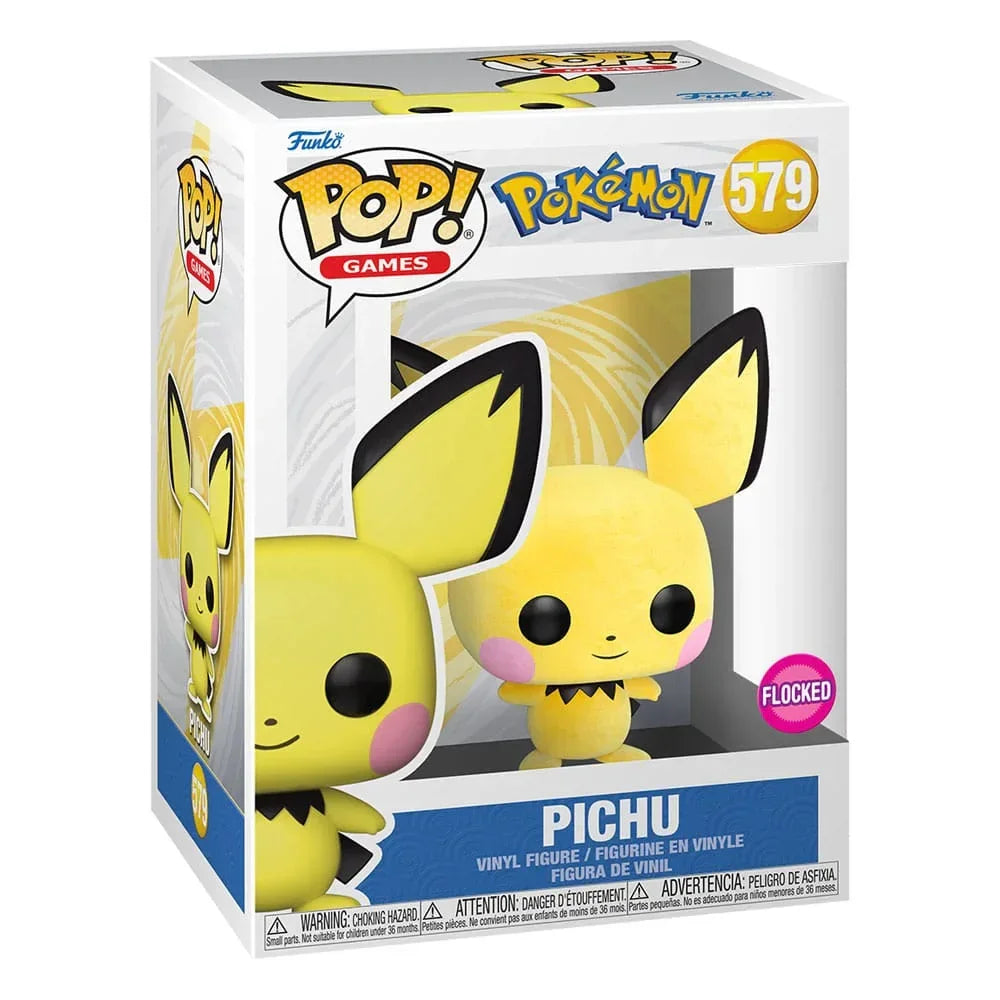 Pokemon POP! Flocked Pichu Vinylfigur - Exklusiv Version 9 cm Funko