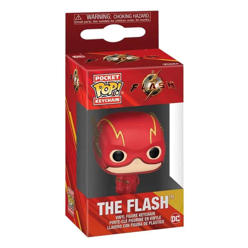 The Flash Pocket POP! Vinyl Nyckelrings 4 cm - Display med 12 stycken Funko