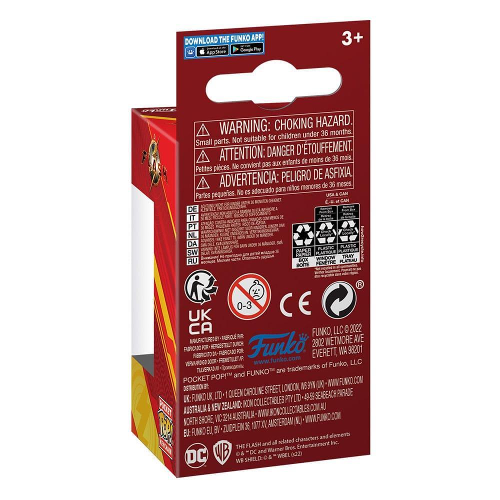 The Flash Pocket POP! Vinyl Nyckelrings 4 cm - Display med 12 stycken Funko