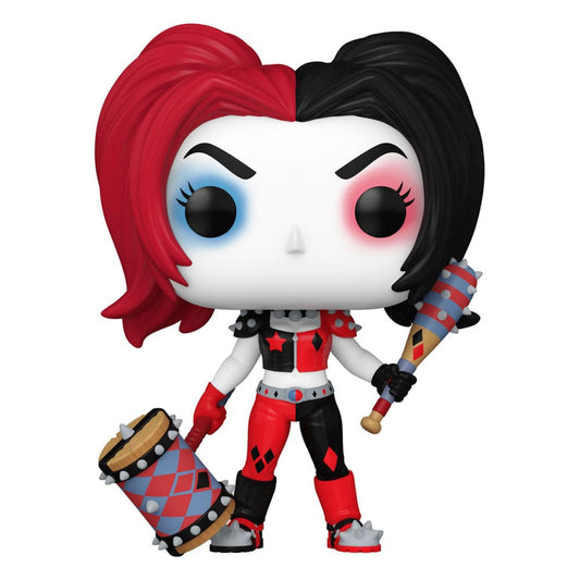 DC Comics: Harley Quinn Takeover POP Heroes Actionfigur Harley with Weapons 9 cm