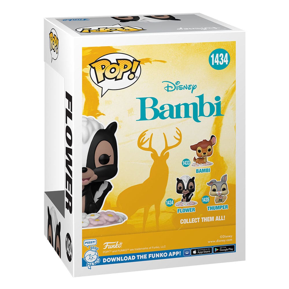 Bambi 80-årsjubileum POP! Disney Figur Flower 9 cm Funko