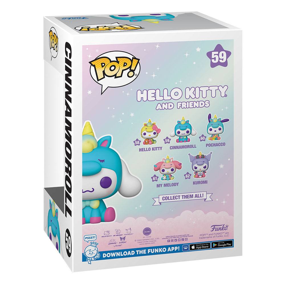 Hello Kitty och Vänner POP! Sanrio Vinyl Figur Cinnamoroll 9 cm Funko