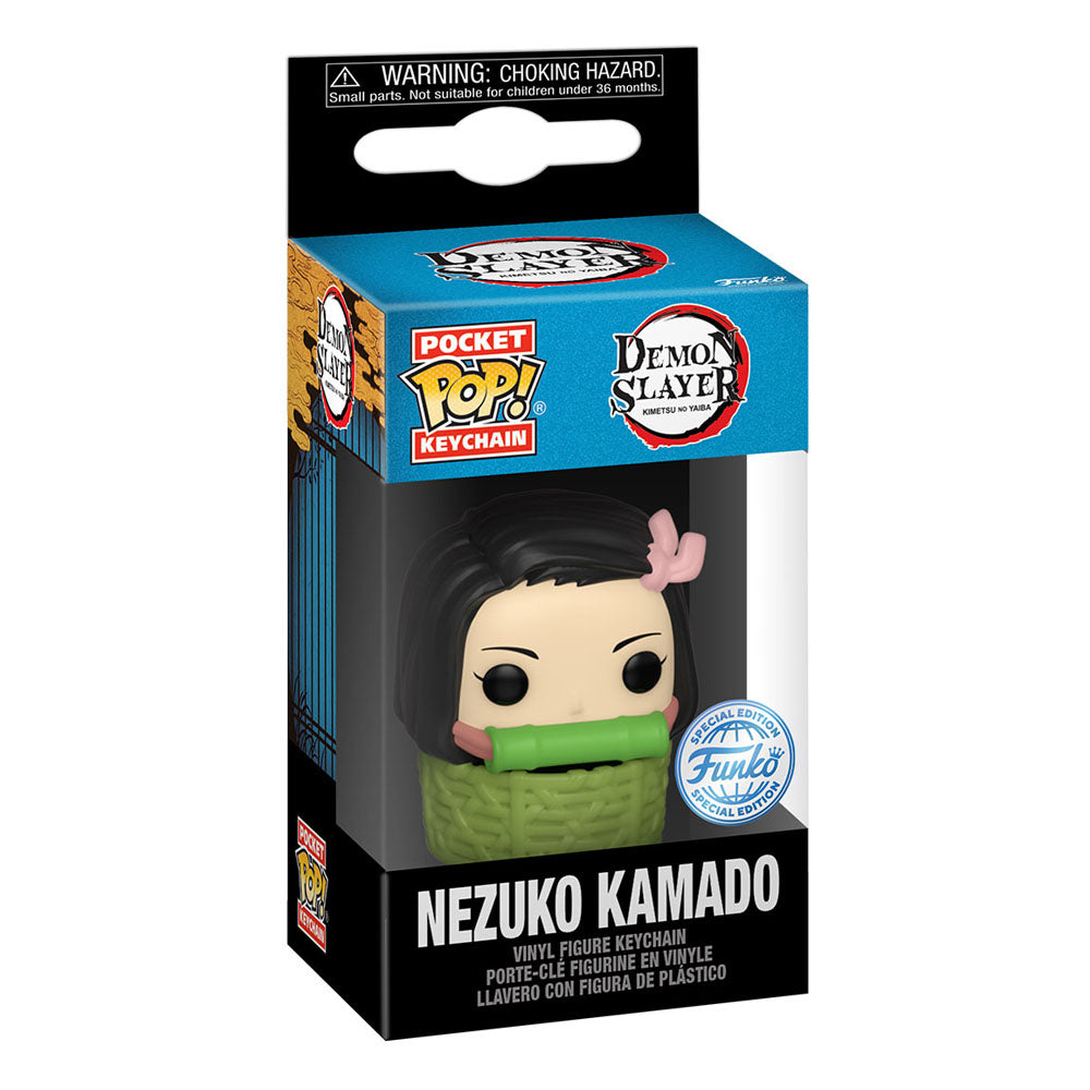 Demon Slayer Pocket POP! Vinyl Nyckelrings 4 cm Nezuko'n BSKT Display (12) Funko