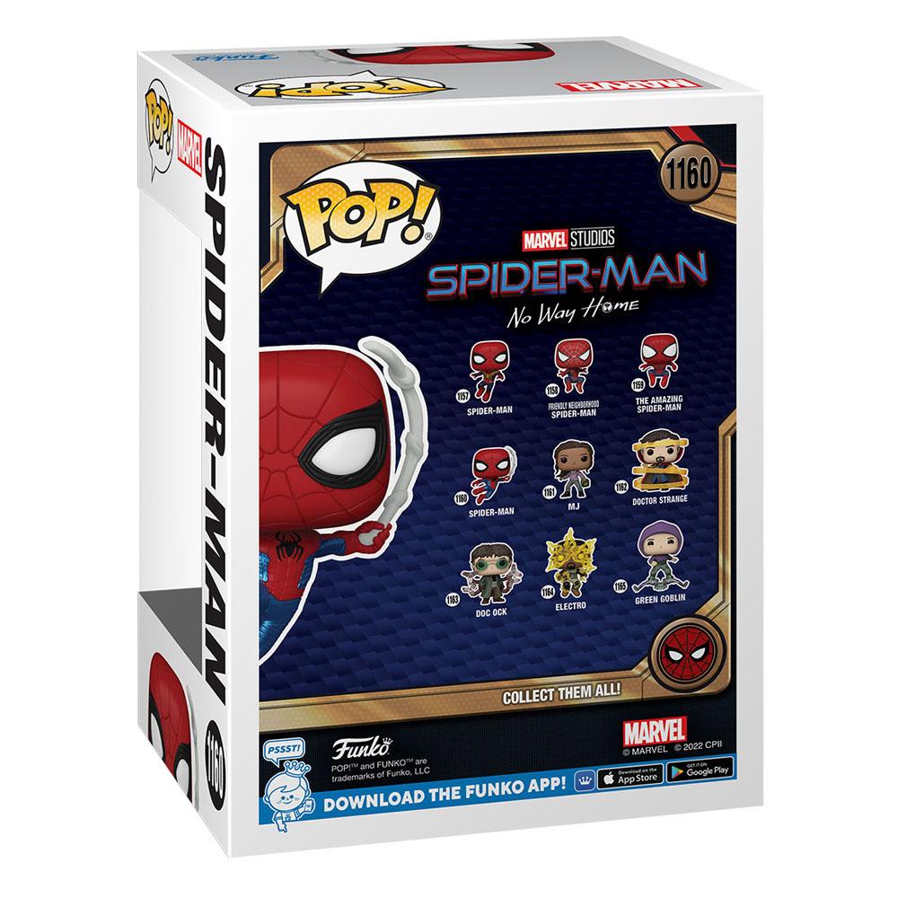 Spider-Man: No Way Home POP! Marvel Vinyl Figur Spider-Man Finale Kostym 9 cm Funko
