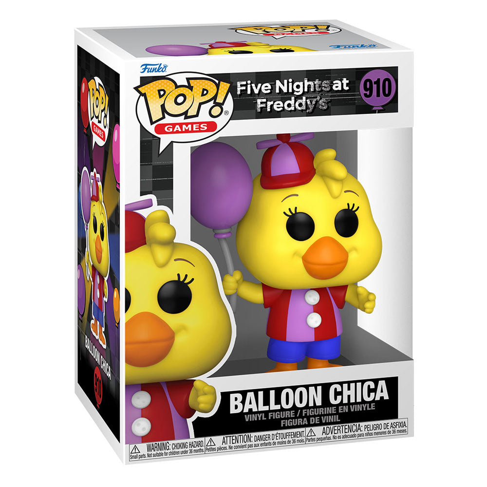 Five Nights at Freddy's Security Breach POP! Games Figur Balloon Chica 9 cm Funko