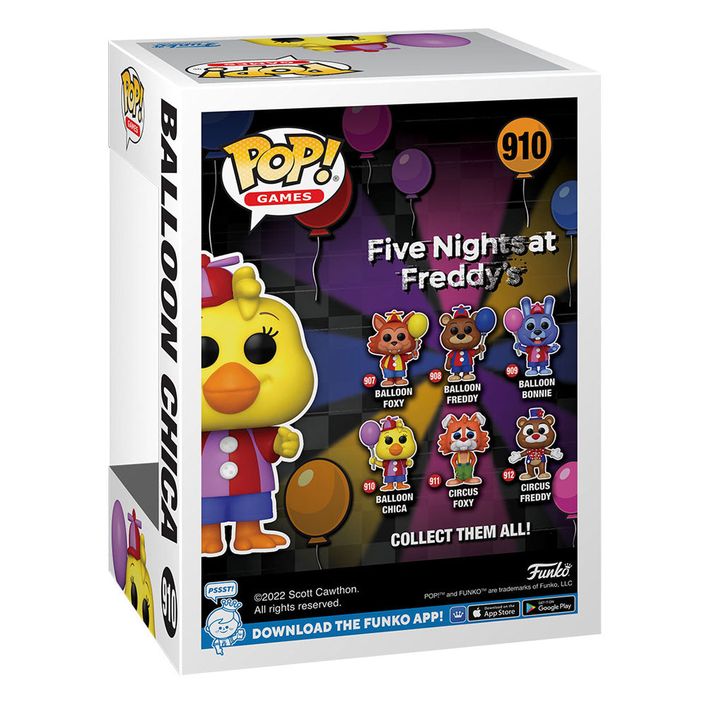 Five Nights at Freddy's Security Breach POP! Games Figur Balloon Chica 9 cm Funko