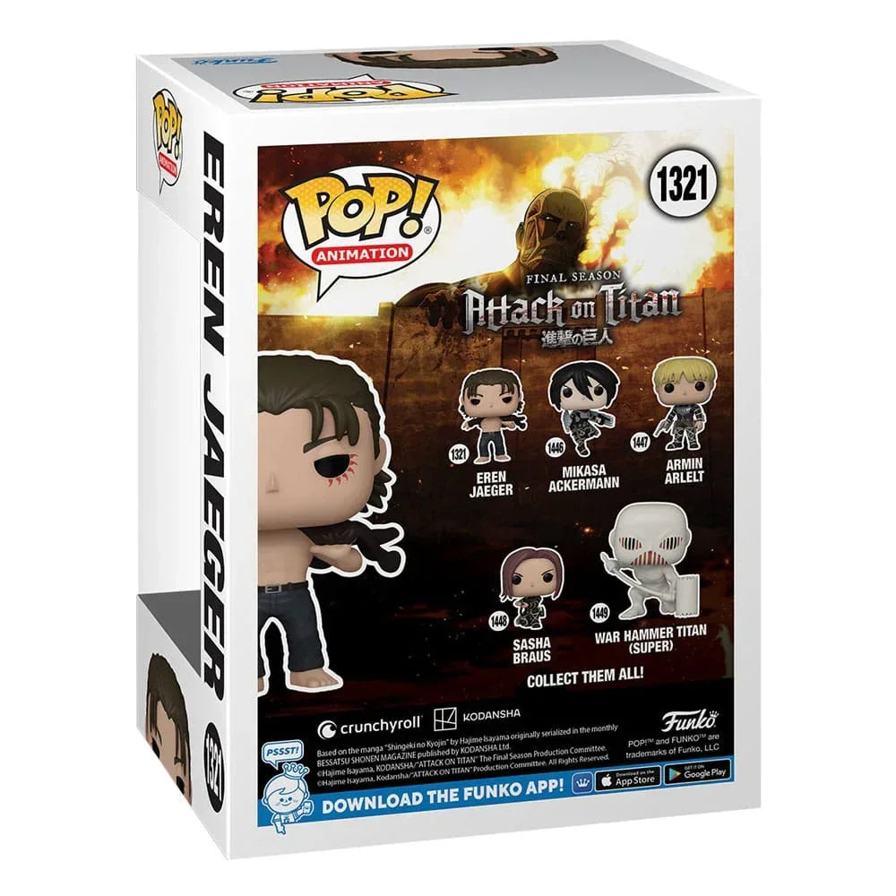 Attack on Titan POP! Animation Figur Eren Jeager 9 cm Funko