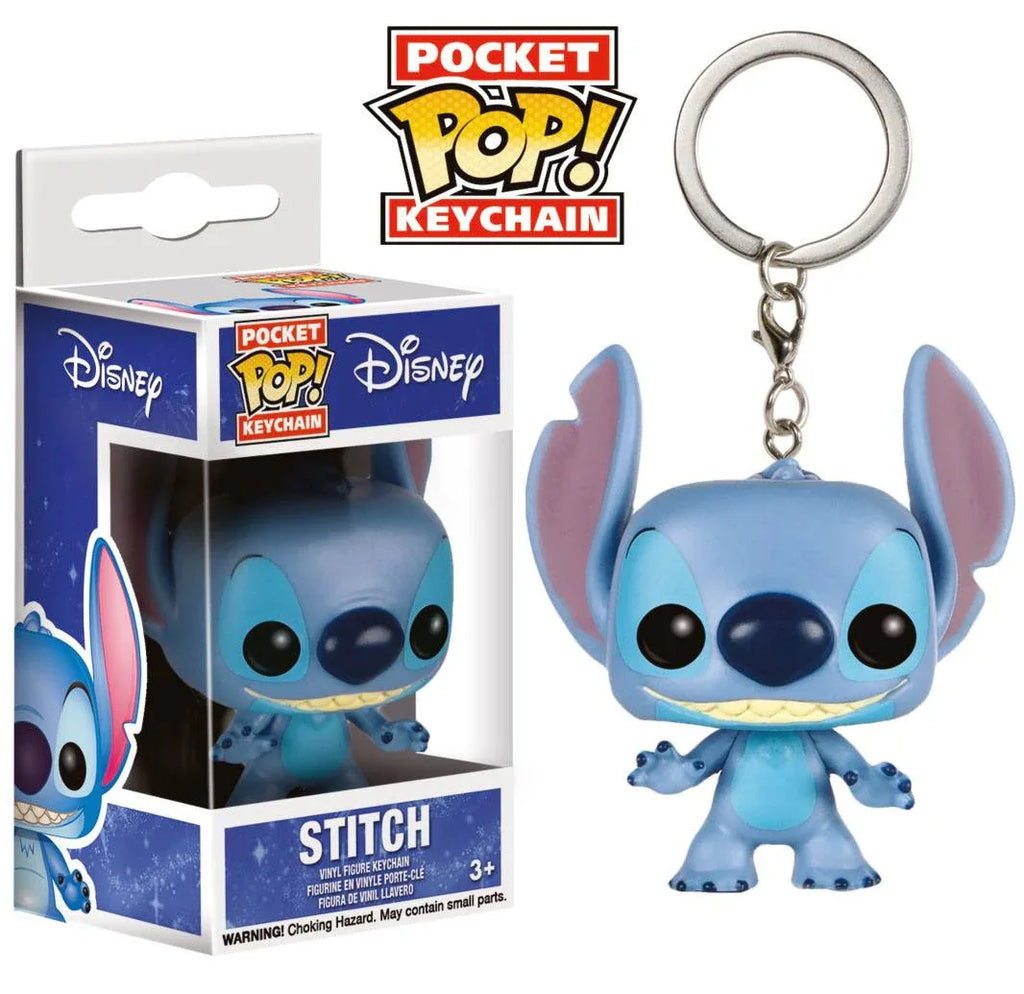 Lilo & Stitch Pocket POP! Vinyl Nyckelring Stitch 4 cm - Nerdbutiken
