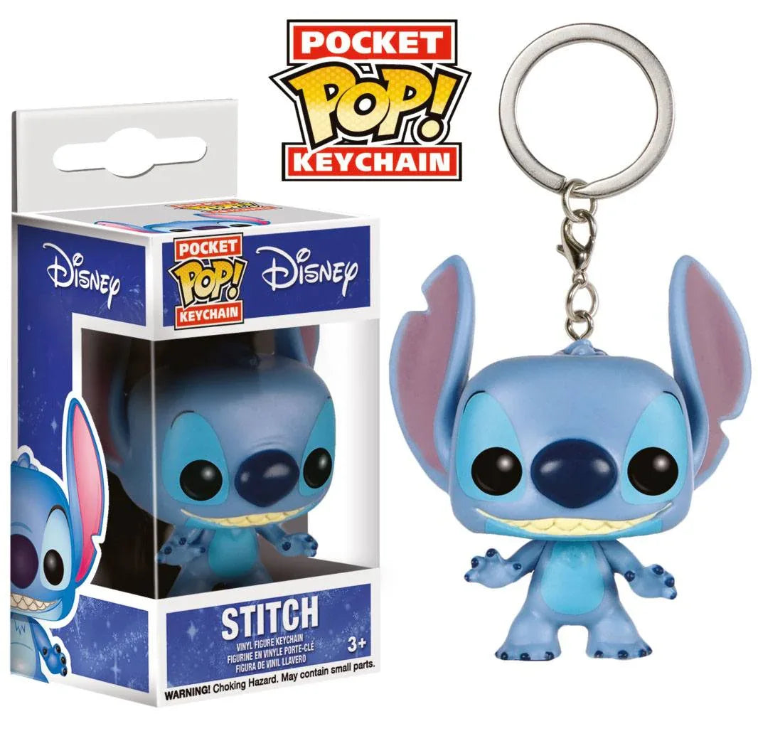 Lilo & Stitch Pocket POP! Vinyl Nyckelring Stitch 4 cm - Nerdbutiken