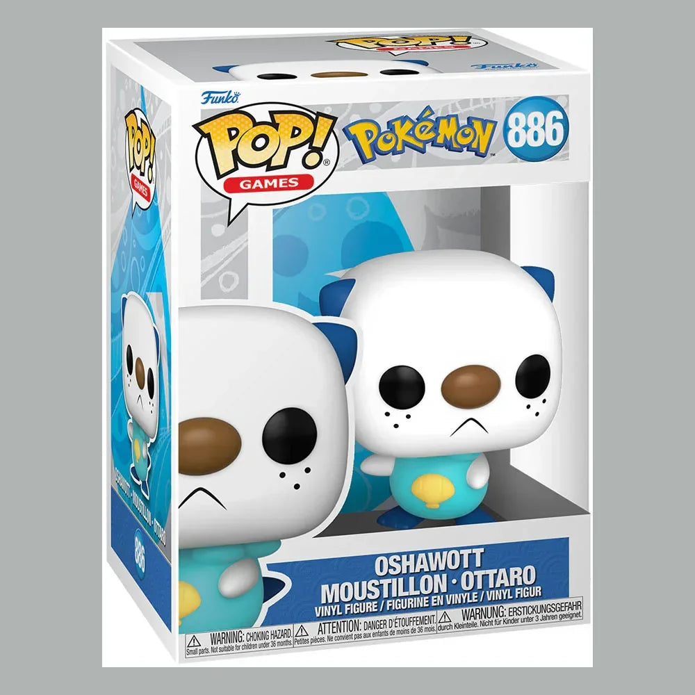 Pokémon POP! Games Figur Oshawott (EMEA) 9 cm Funko