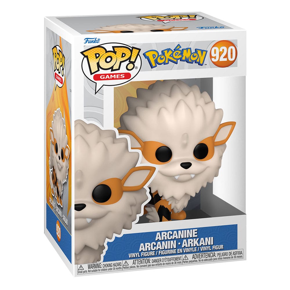 Pokémon POP! Games Figur Arcanine (EMEA) 9 cm Funko