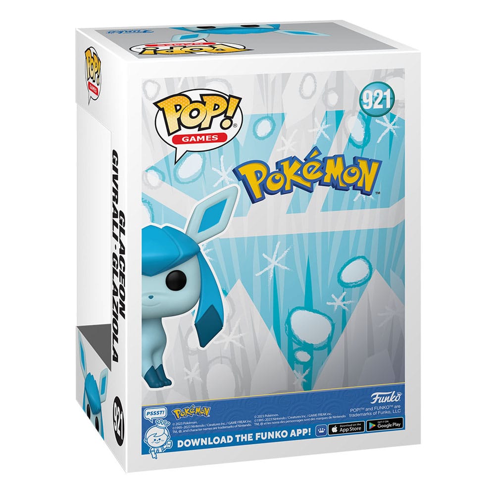 Pokemon POP! Games Figur Glaceon (EMEA) 9 cm - Samlarobjekt Funko