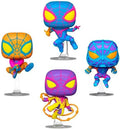 Marvel POP! TV Vinyl Figur 4-Pack: Miles Morales (BLKLT) 9 cm Funko