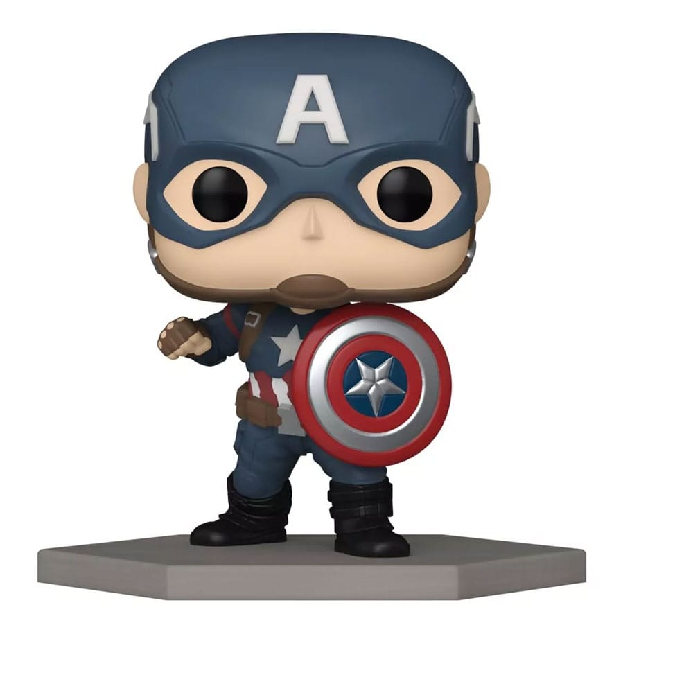 Marvel POP! Animation Vinyl Figur Captain America Exklusiv 9 cm Funko