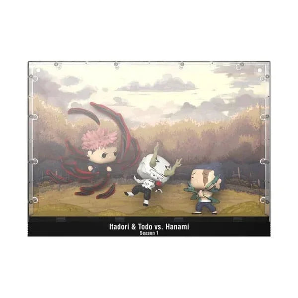 Jujutsu Kaisen POP Moments Vinyl Figures Itadori & Todo vs Hanami 9 cm Funko