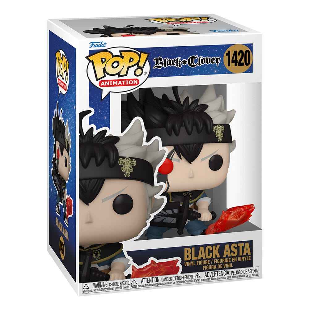 Black Clover POP! Animation Figur Svart Asta 9 cm