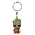 I Am Groot POP! Vinyl Nyckelrings 4 cm Groot med ostbollar Display (12) Funko