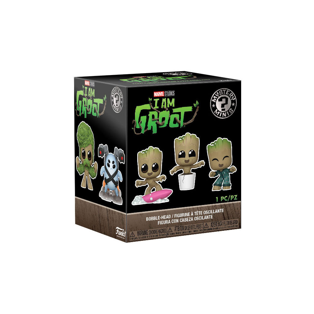 I Am Groot Mystery Mini Actionfigurer 5 cm Display (12) Funko