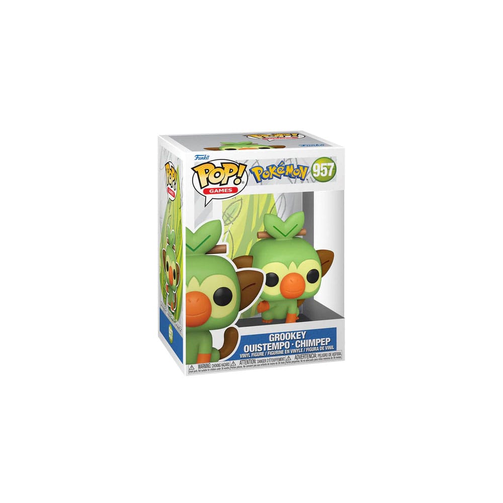 Pokémon POP! Games Figur Grookey (EMEA) 9 cm Funko