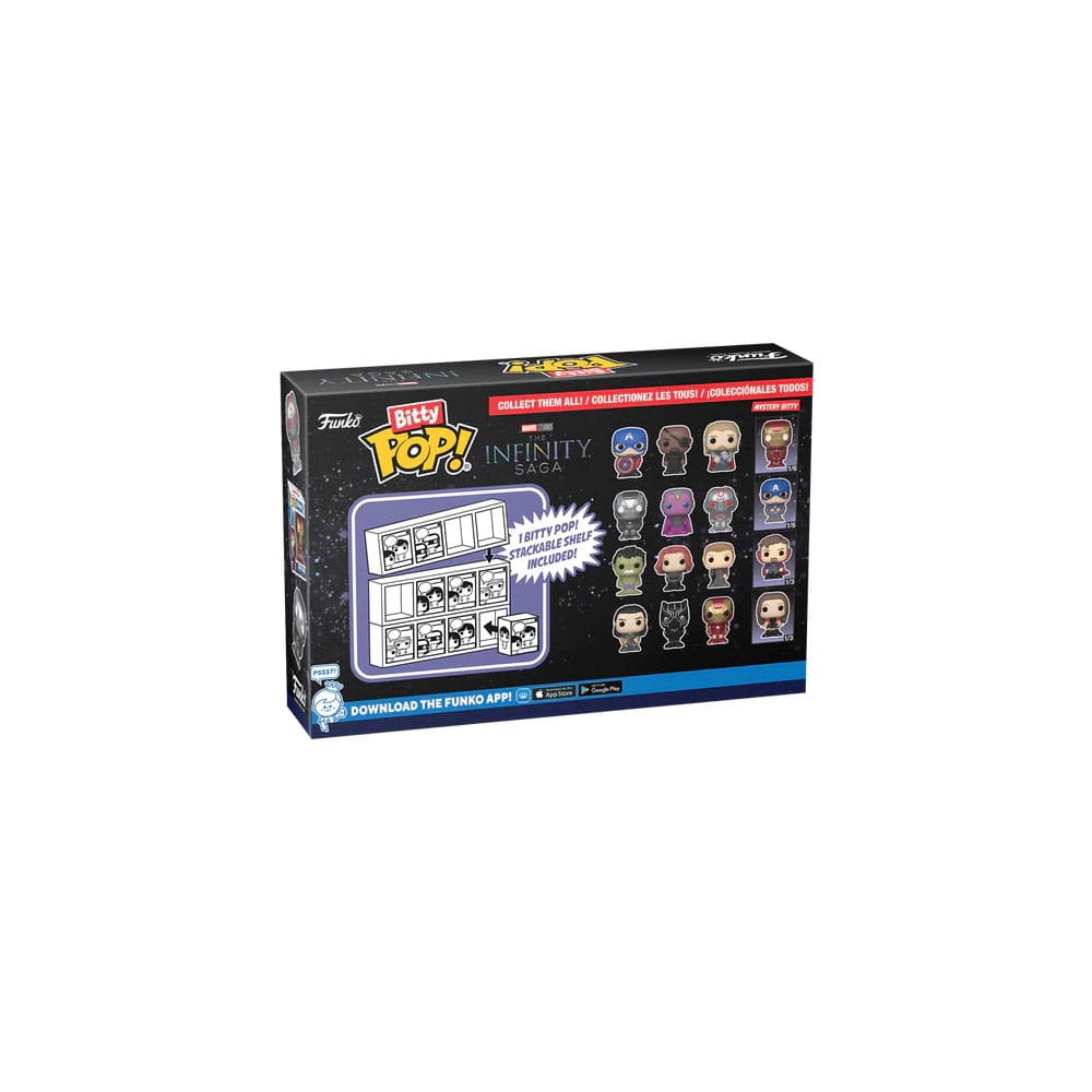 Marvel Bitty POP Figur 4-Pack Hulk 2,5 cm Funko