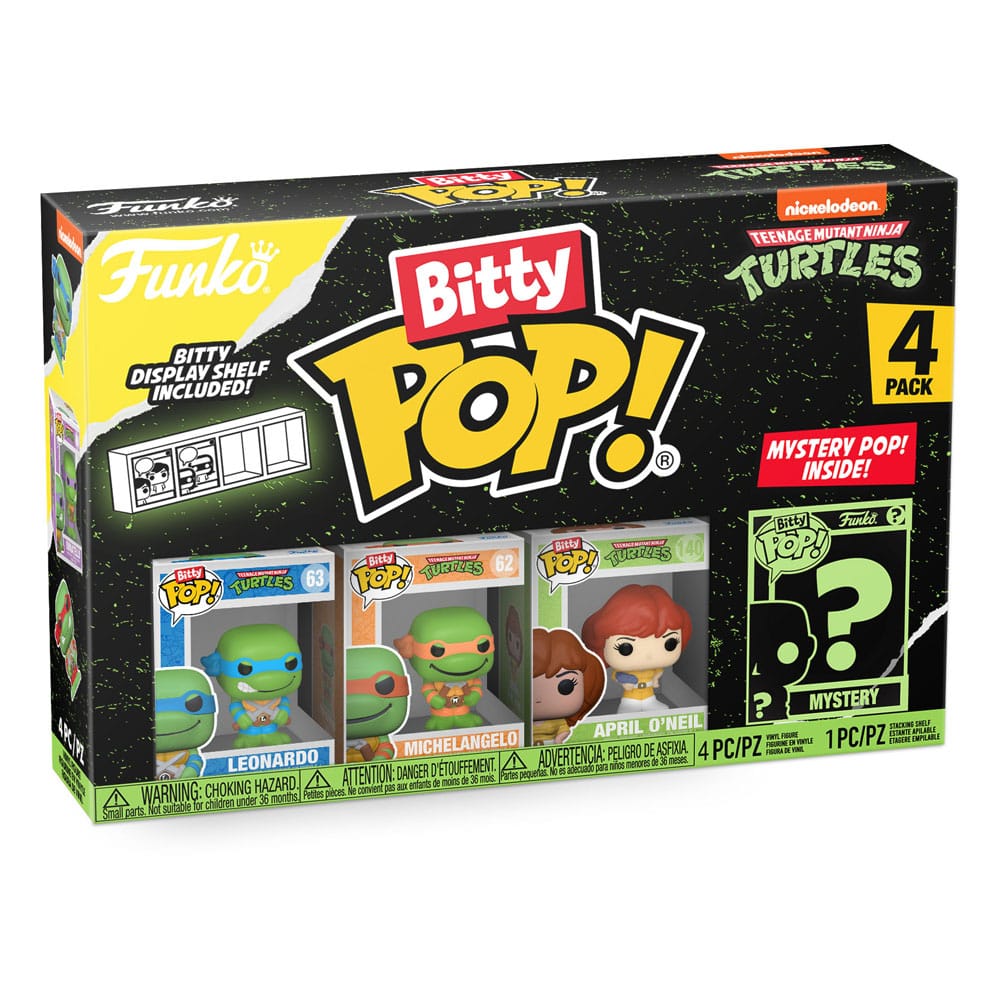 Teenage Mutant Ninja Turtles Bitty POP! Vinyl Figur 4-Pack - Leonardo Funko
