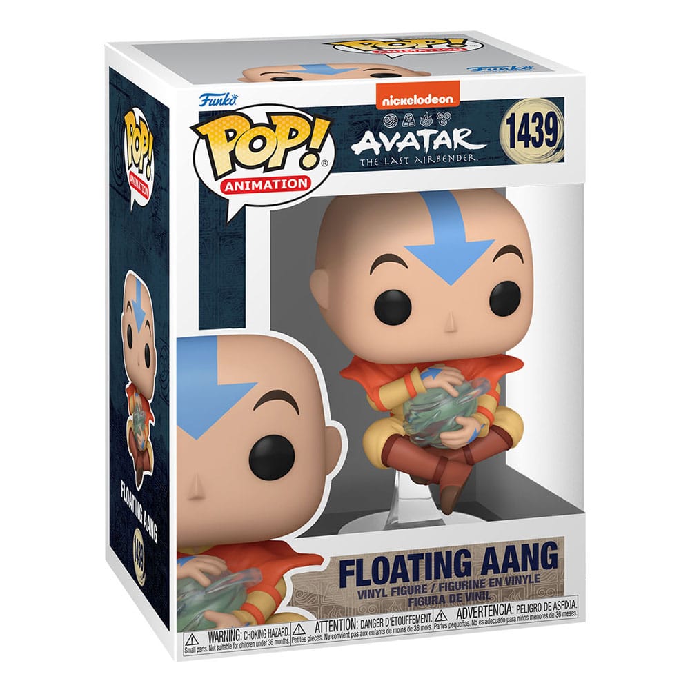 Avatar Den Siste Luftbändaren POP! Animationsfigur Aang Svävande 9 cm